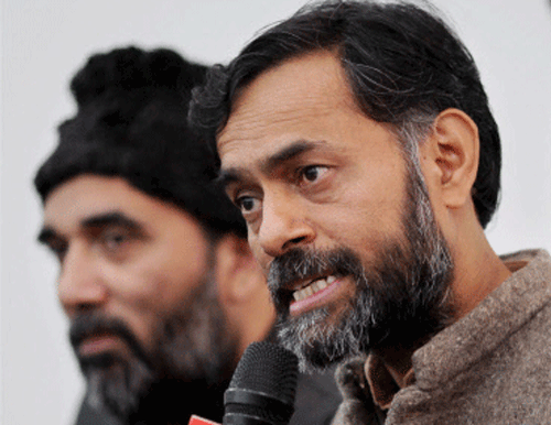 Senior AAP leader and Lok Sabha candidate from Gurgaon Yogendra Yadav said on Friday there was nothing secret in his meeting Congress vice president Rahul Gandhi and Haryana Chief Minister Bhupinder Singh Hooda. PTI File Photo