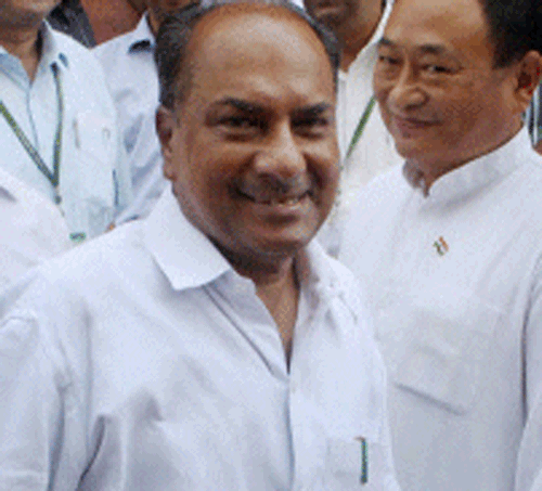 The next Indian Navy chief will be named soon, Defence Minister A.K. Antony said Saturday. / PTI file photo