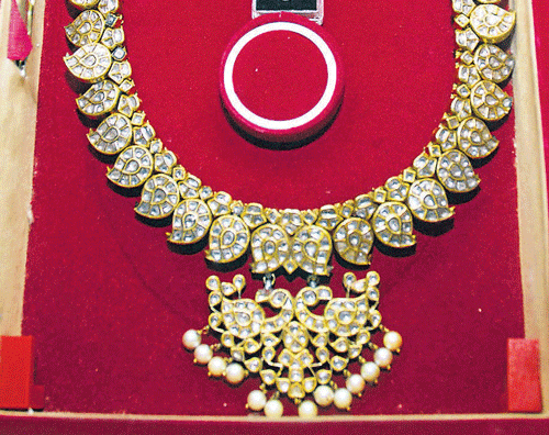 priceless: The diamond-studded antique jewellery, that cost Uday Raj Singh his life, is valued at Rs 18 crore. dh photo