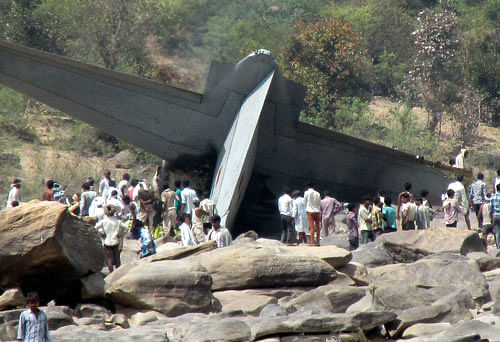 Black box of the C-130J transport aircraft that crashed near Gwalior has been sent it to the US . PTI Image