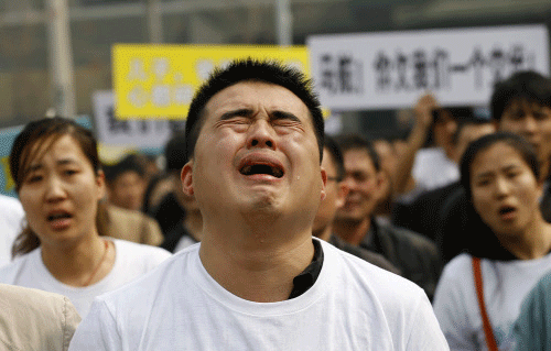 Relatives demand evidence as no clue on debris of plane. Reuters Image