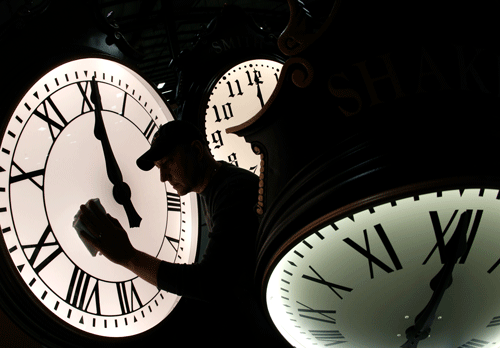 Setting clocks ahead an hour in the spring for daylight saving time is followed by an increase in heart attacks on the Monday afterward, according to a new study led by an Indian-origin scientist. AP File Photo. For Representation Only.