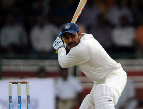 A decade ago, Virender Sehwag basked in the glory of becoming the first Indian to hit a triple century. DH photo