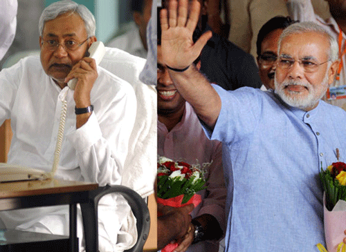 Bihar's Nawada district is all set to witness an action packed face-off tomorrow between rivals Nitish Kumar and BJP Prime Ministerial candidate Narendra Modi tomorrow as campaigning for the impending Lok Sabha elections gathered momentum. PTI file photo