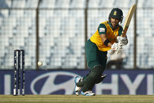 South African batsman JP Duminy says performing well against the Indian spinners will be a ''big challenge''. AP photo