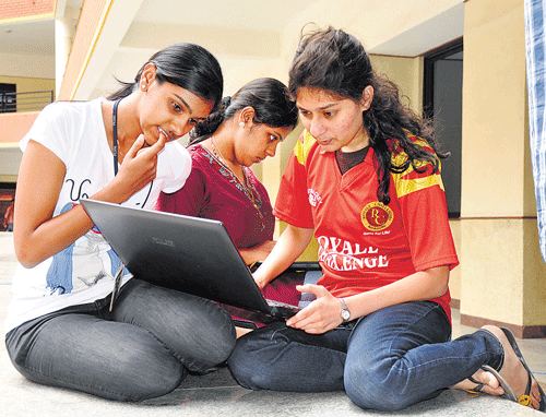 Final-year students are all set to graduate and busy looking for colleges and courses. DH photo
