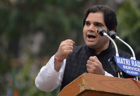 BJP general secretary and party nominee from Sultanpur Lok Sabha seat Varun Gandhi made a U-turn after praising his estranged cousin and Congress vice-president Rahul Gandhi for the  development works in the latter's Parliamentary constituency of Amethi.  PTI photo