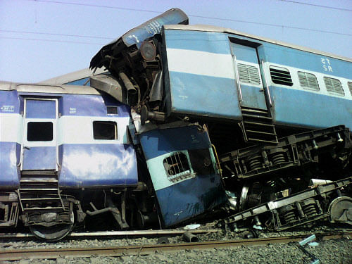Two killed as trains collide in Uttar Pradesh PTI Image. For representation purpose only