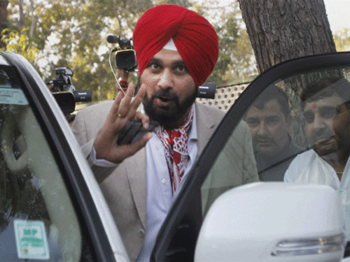 Sidhu, who won this Lok Sabha seat thrice in a row for BJP, has shared an uneasy relation with his party's ruling ally Shiromani Akali Dal prompting his replacement with Jaitley. PTI Photo