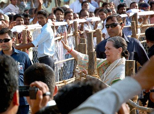 Sources told Deccan Herald that the committee has conducted a video recording of Sonia Gandhi's rally to know about the number of spectators being brought to the rally from each Assembly constituency. PTI