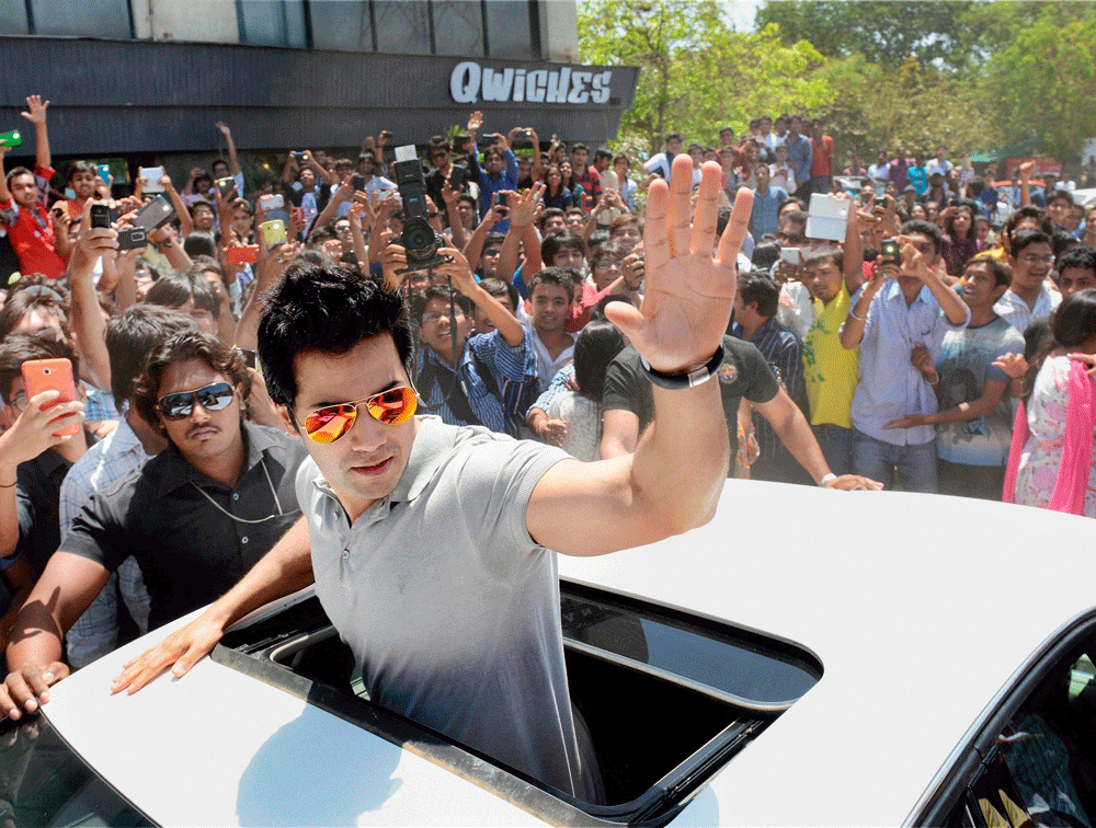 I try to make people laugh in my way, says Varun Dhawan, PTI photo