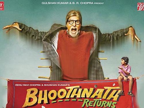 Megastar Amitabh Bachchan says it is merely a co-incidence that his upcoming film 'Bhoothnath Returns', where a ghost takes on a corrupt politician, is releasing during the time of polls but it does emphasise on the importance of voting,