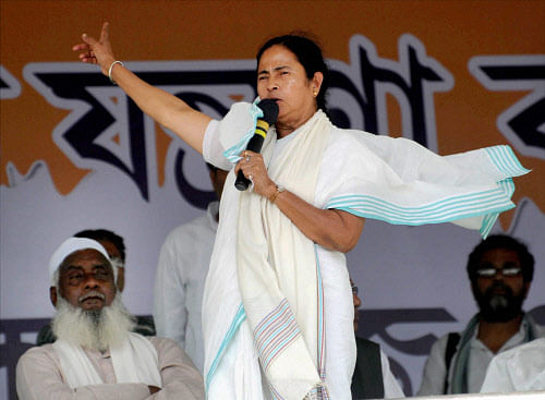 Mamata Banerjee today relented and agreed to appoint five new officers as directed by the Election Commission, moving away from a path of confrontation as the poll panel put its foot down. PTI Photo
