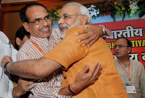 Shivraj Singh Chouhan ranks high in the newBJP leadership, next only to the party's prime ministerial candidate Narendra Modi.