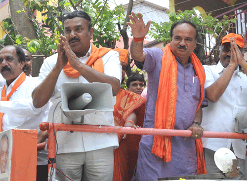 BJP national general secretary H N Ananth Kumar said that three states, Uttar Pradesh, Karnataka and Bihar, are likely to play a key role in helping the BJP form a government at the Centre. / DH file photo