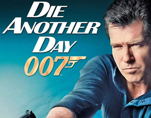 Theatrical 'Poster of Bond film 'Die Another Day', which was the last film starring Pierce Brosnan