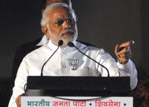 Narendra Modi today dubbed the UPA government as remote controlled and lame as he raised the pitch for a strong and stable government at the Centre. PTI photo