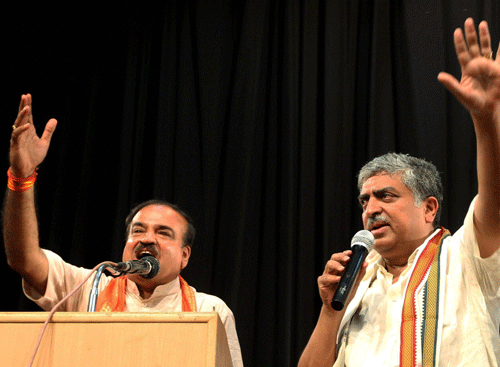 Ananth Kumar on Nandan Nilekani