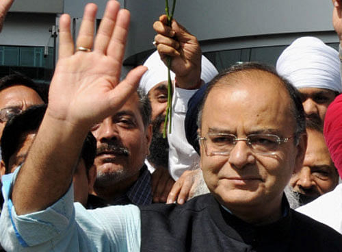 Jaitley is fighting his maiden Lok Sabha polls and is pitted against Amarinder, the Congress MLA from Patiala, and former chief minister of the state. PTI photo