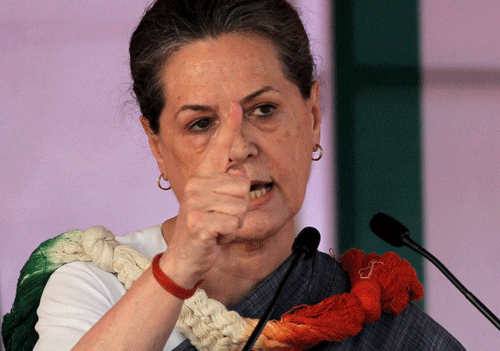 In a video message posted on the Congress website, Sonia said India was at a ''crossroads'' in this election. PTI file photo