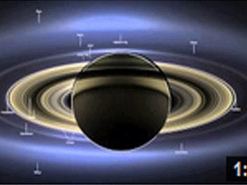 Saturn may have given birth to new moon