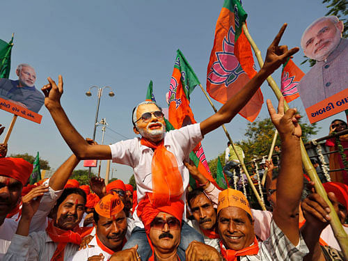 A staggering 46 million voters will elect 28 lawmakers when Karnataka votes Thursday in the sixth phase of the general election and the BJP is betting big on its prime ministerial candidate Narendra Modi to do well. / Reuters file photo