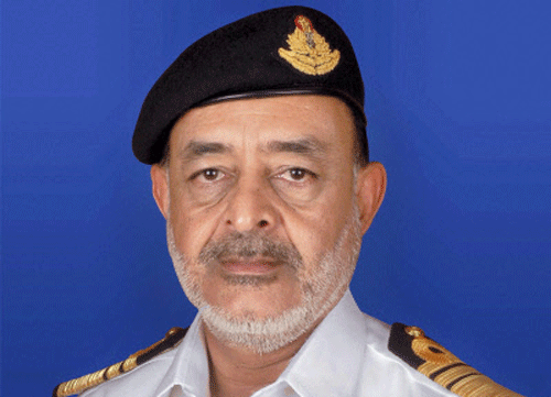 A file photo of Vice Admiral DK Joshi who is likely to take over as the next Chief of Naval Staff. PTI Photo