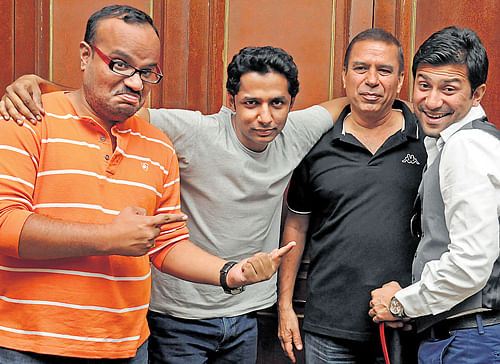 Just Kidding', an evening of stand-up comedy organised by Rajesh Hinduja, a comedian himself, was held at Nahar Heritage Hotel on St Mark's Road recently. DH photo