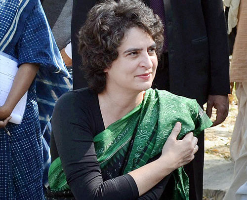 Priyanka Gandhi's attack on BJP over its 'divisive ideology' today invited sharp retort from the party, which said the mentality of Congress had become so 'depraved' that it was finding fault with its family members. / PTI file image
