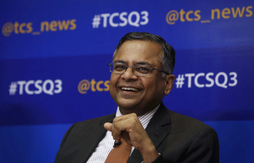 Chandrasekaran said that TCS employees in India will get a 10 per cent hike on an average.  Reuters file photo