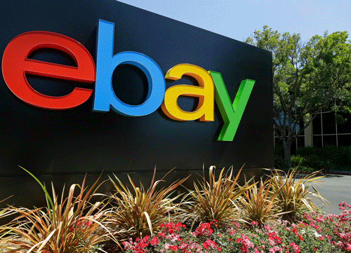 eBay, one of the world's largest e-commerce platforms, has about 25 million traders globally and around 45,000 in India. AP file photo