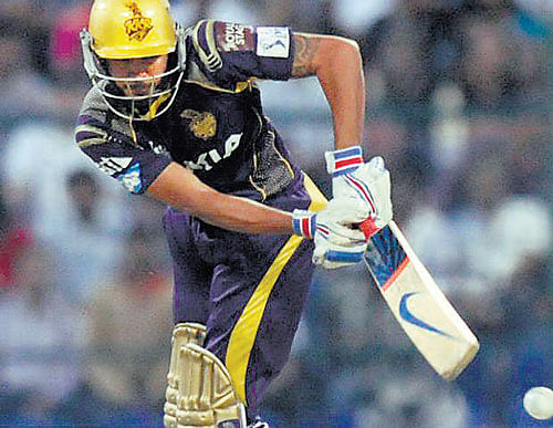 On a high after playing a crucial role in Kolkata Knight Riders' stunning IPL win over defending champions Mumbai Indians, Manish Pandey said reuniting with Jacques Kallis, the veteran with whom he previously played in the Royal Challengers Bangalore team, helped him rediscover some lost form. File photo