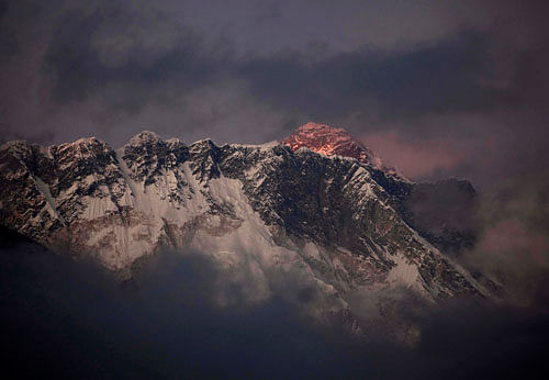 Six climbers were killed Friday in an avalanche on Mount Everest, while nine other climbers have gone missing, media reports said. AP File Photo