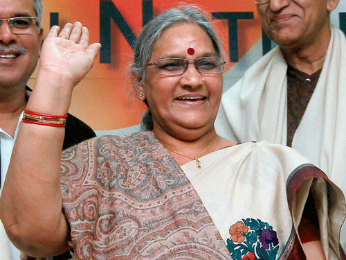 Former prime minister Atal Bihari Vajpayee's niece Karuna Shukla severed her 32-year association with the Bharatiya Janata Party just before the Assembly elections in Chhattisgarh and switched loyalties to the Congress. AP file photo