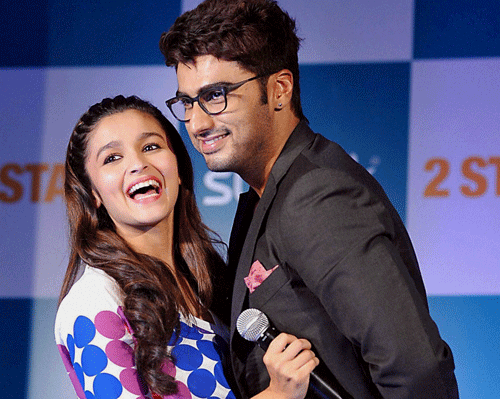 After playing the action hero in ''Ishaqzaade'' and ''Gunday'', Arjun Kapoor essays a loverboy in his latest release ''2 States'', and he can only be thankful that it has given him a chance to explore a different look and genre. PTI File Photo