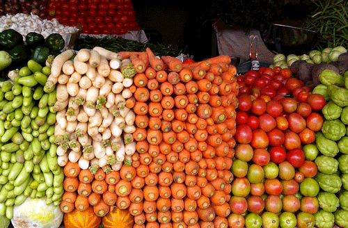 There has been a constant rise in the prices of vegetables since the first week of April.  DH photo