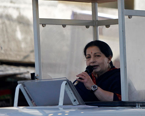 Tamil Nadu Chief Minister and AIADMK supremo Jayalalithaa today wound up her gruelling 51-day campaign across 40 Lok Sabha constituencies in Tamil Nadu and Puducherry during which she exhorted the people to vote for her party in April 24 polls and make it part of the next government to protect their interests. Reuters