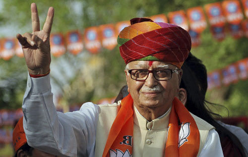 Veteran BJP Leader L K Advani. AP photo