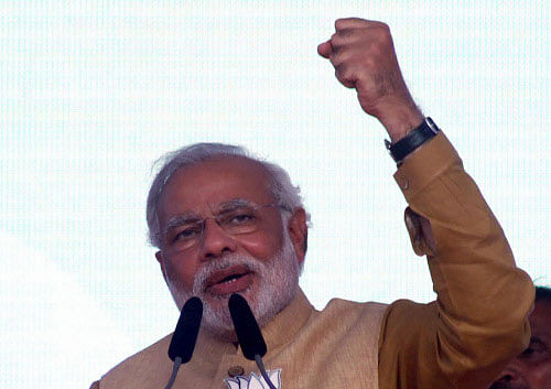 BJP's prime ministerial candidate Narendra Modi on Monday sharpened his attack on Congress president Sonia Gandhi's son-in-law Robert Vadra, saying an inquiry would be conducted against Jijaji and all other episodes of corruption if the party comes to power. PTI photo