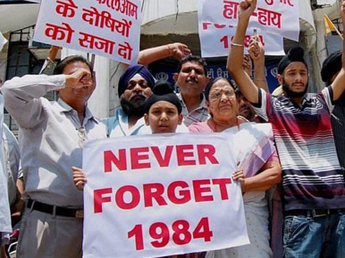 According to a sting operation by Cobrapost, 'Government did not allow police to act during 1984 riots. PTI Image