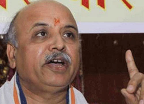 An FIR has been registered against VHP leader Pravin Togadia for ''inciting communal passions'' after he allegdly asked the locals of a society here to forcibly occupy a house purchased by a Muslim man in Hindu majority area. PTI file photo