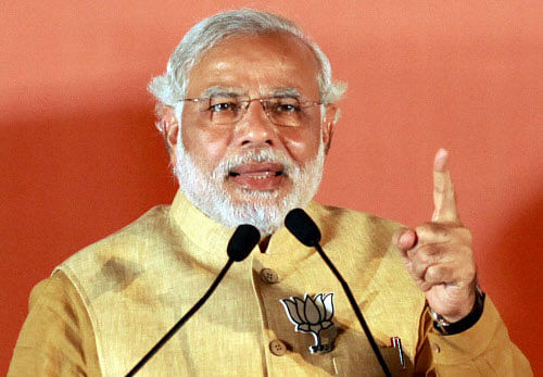 BJP's prime ministerial candidate Narendra Modi Tuesday said no one need be scared of his government as his mantra is fearlessness. PTI photo