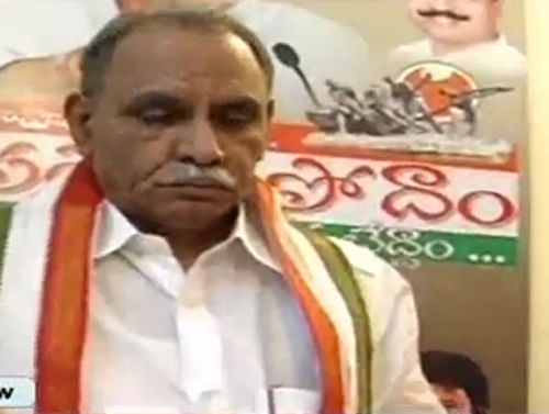 The US has requested India for 'provisional arrest'  of Congress leader and Rajya Sabha member K V P Ramachandra Rao after he was indicted by an American court in an alleged international racketeering conspiracy involving bribes of USD 18.5 million for allowing mining of Titanium minerals in Andhra Pradesh. / Screen shot of KVP Ramachandra Rao