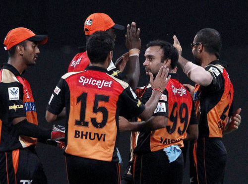After a disastrous start to their campaign with two successive defeats, bottom-placed Sunrisers Hyderabad will be eager to bounce back against an inconsistent Delhi Daredevils, who are likely to be boosted by the return by Kevin Pietersen, in the seventh edition of the Indian Premier League (IPL) here tomorrow. / PTI file photo