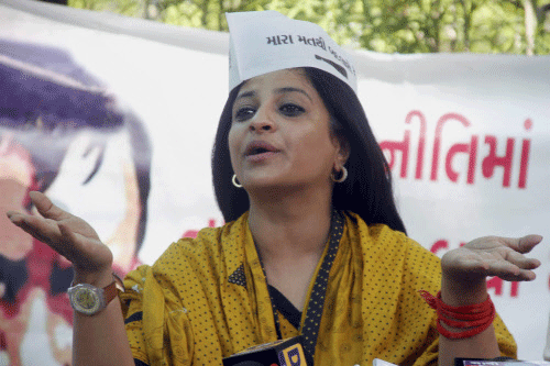 Clarifying her allegedly controversial remarks that Muslims should become communal rather than secular, Aam Aadmi Party (AAP) leader Shazia Ilmi said today that she had made a sarcastic comment which meant think about the community. PTI photo