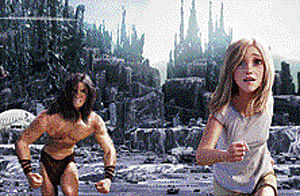 A scene from Tarzan 3D