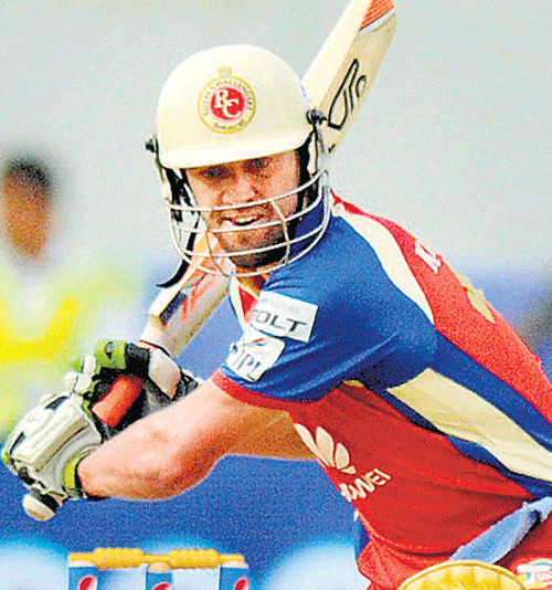 Royal Challengers will be hoping for a good show from AB de Villiers. PTI photo