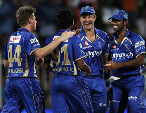 Royal Challengers Bangalore were bowled out for 70 in their IPL match against Rajasthan Royals. PTI file photo