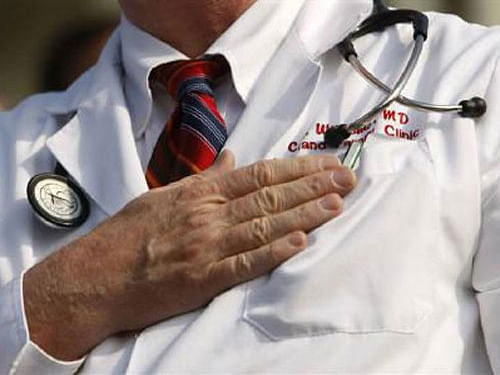 The UK is mulling recruiting around 50 doctors from India to tackle a staffing crisis, days after a court ruled against Indian-origin doctors, who alleged bias in Britain's medical examination system. Reuters file photo. For representation purpose