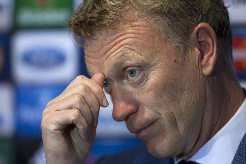 David Moyes is the fall guy for Manchester United's failed season. AP photo